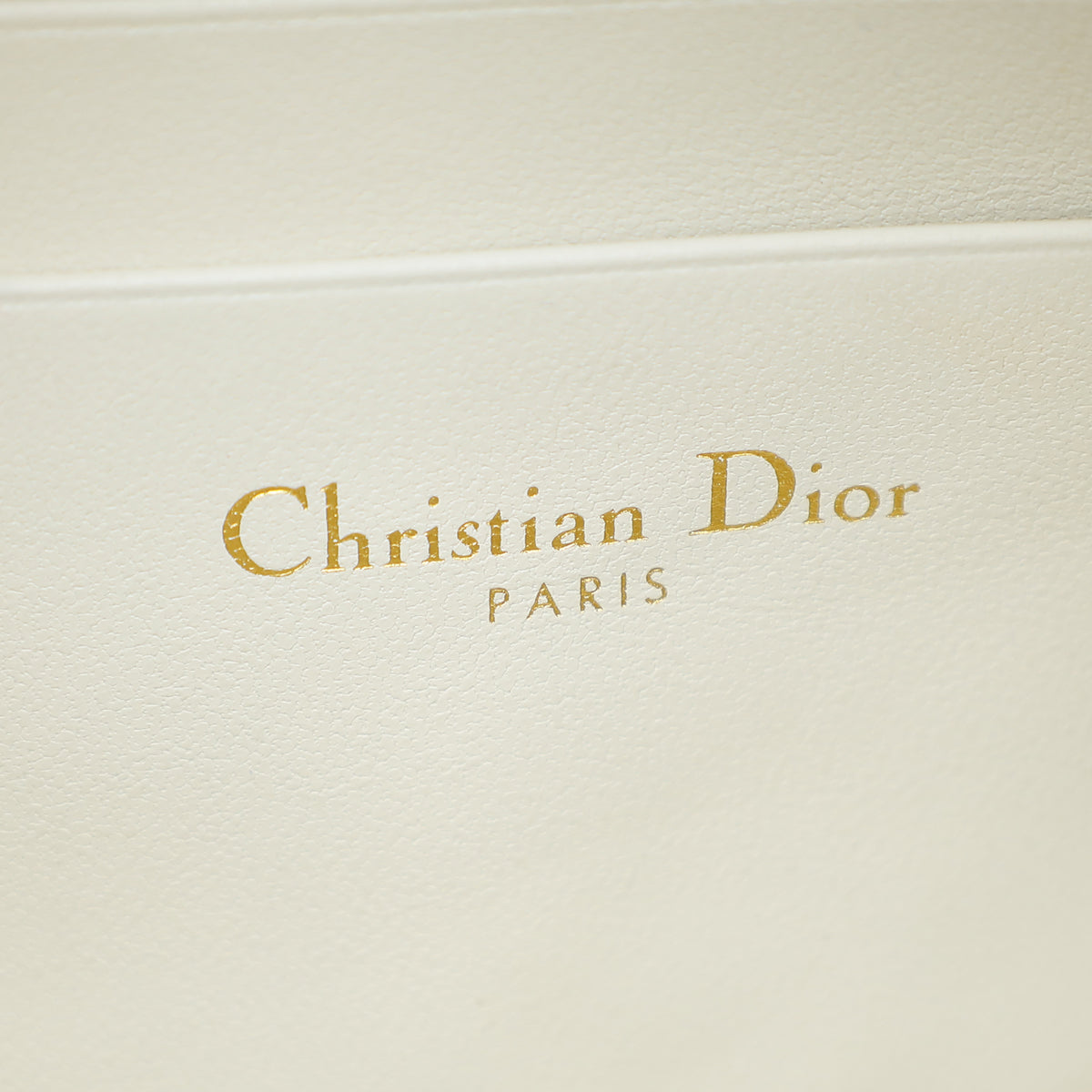 Christian Dior White Cannage Caro D-Cosy Bag