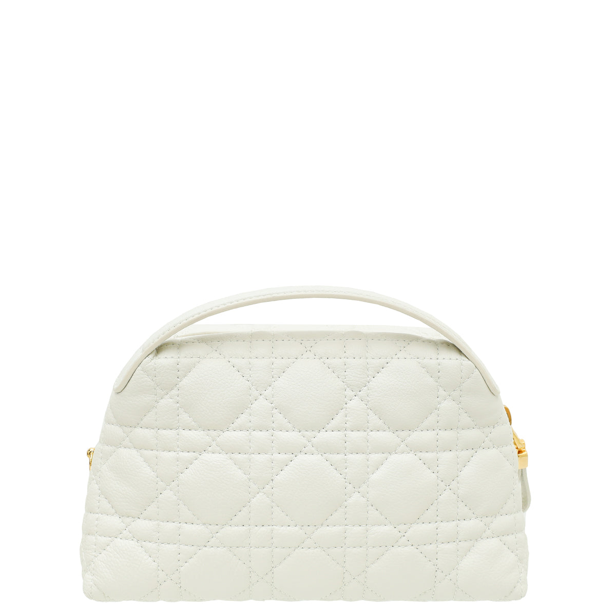 Christian Dior White Cannage Caro D-Cosy Bag-Christian Dior-THE CLOSET