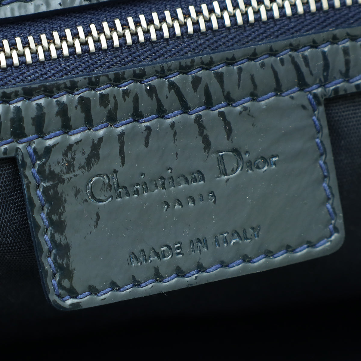 Christian Dior Indigo Blue Lady Dior Soft Tote Large Bag