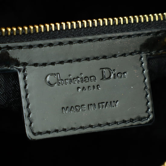 Christian Dior Black Lady Dior Medium Bag