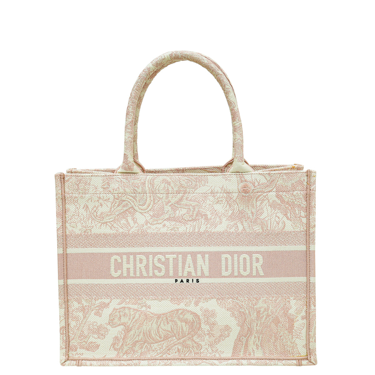 Christian Dior Pink Book Tote Toile De Jouy (SAINT TROPEZ) Medium Bag-Christian Dior-THE CLOSET