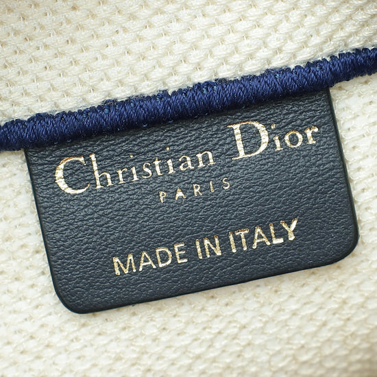 Christian Dior Tricolor "Love Paris" Vertical Book Tote Bag