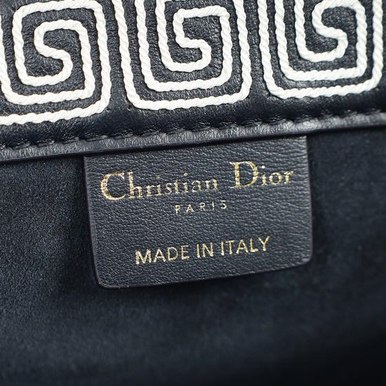 Christian Dior Bandana Embroidery Medium Book Tote Bag