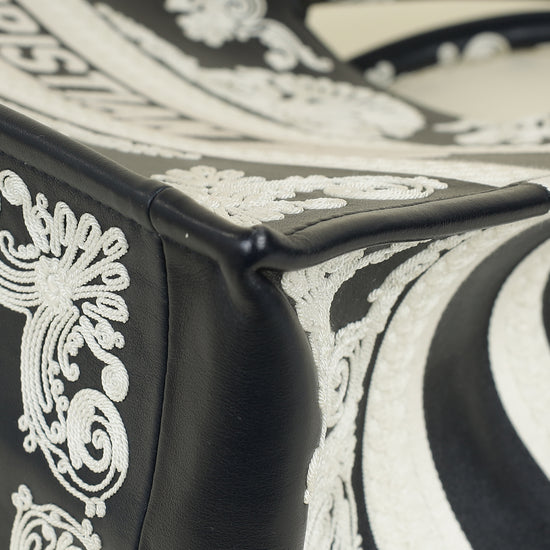 Christian Dior Bandana Embroidery Medium Book Tote Bag