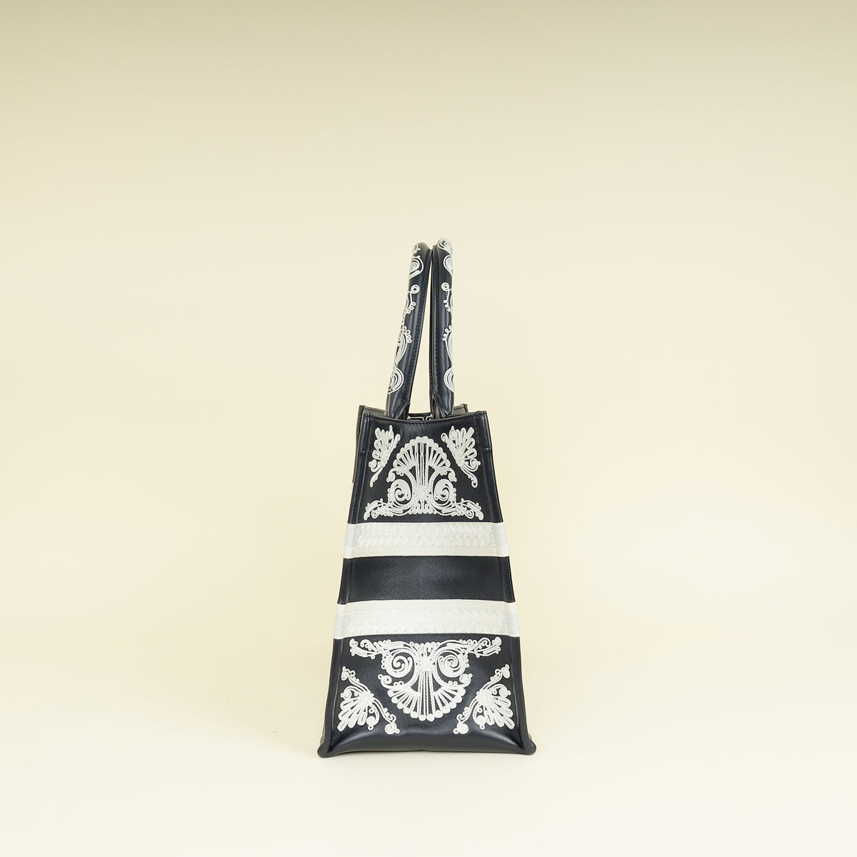 Christian Dior Bandana Embroidery Medium Book Tote Bag