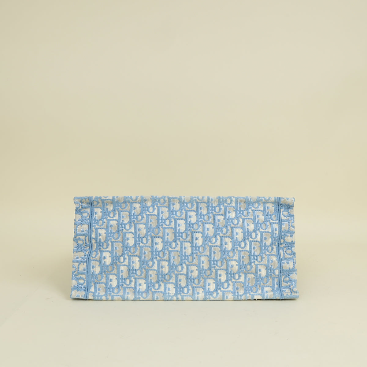 Christian Dior Light Blue Oblique Book Medium Tote Bag