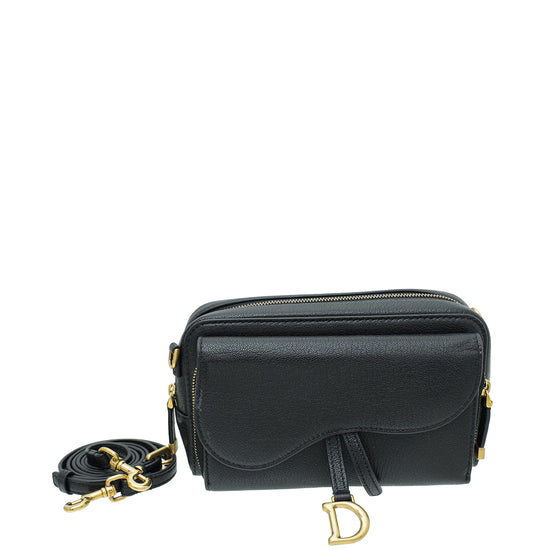 Christian Dior black honeycomb crossbody flap purse bag | eBay