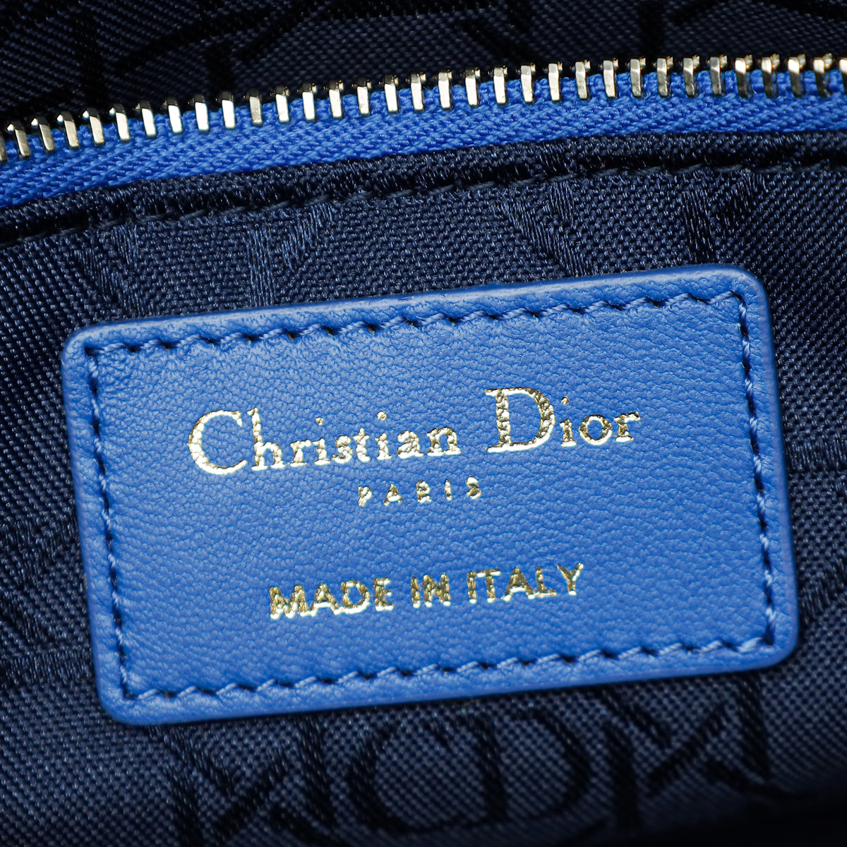 Christian Dior Blue Lady Dior MY ABCDior Small Bag