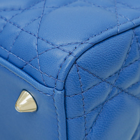 Christian Dior Blue Lady Dior MY ABCDior Small Bag