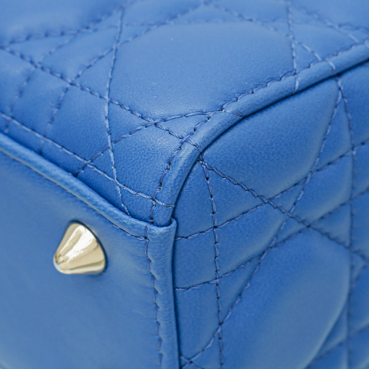 Christian Dior Blue Lady Dior MY ABCDior Small Bag