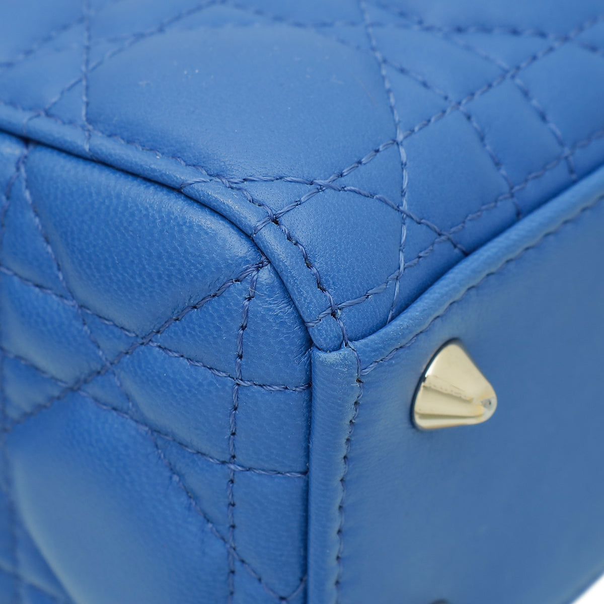 Christian Dior Blue Lady Dior MY ABCDior Small Bag