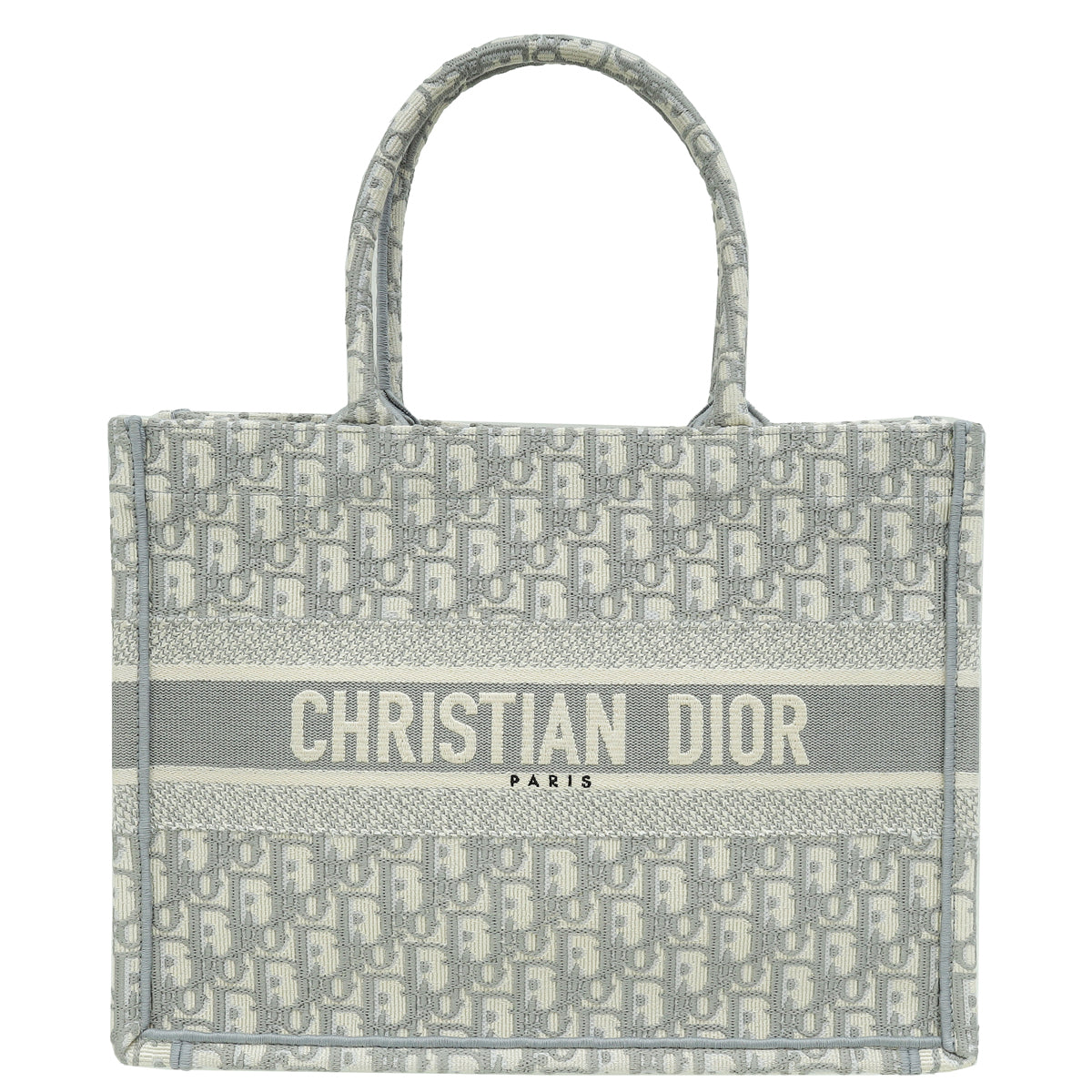 Christian Dior Grey Oblique Book Tote Medium Bag-Christian Dior-THE CLOSET