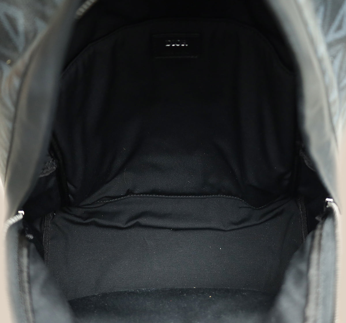 Christian Dior Bicolor CD Diamond Print Rider Zipped Backpack Bag-Christian Dior-THE CLOSET