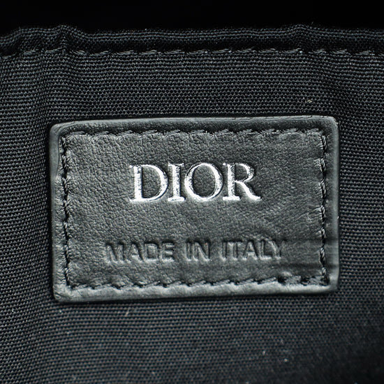 Christian Dior Bicolor CD Diamond Print Rider Zipped Backpack Bag-Christian Dior-THE CLOSET