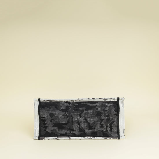 Christian Dior Paris w/ Eiffel Tower Embroidered Book Medium Tote Bag