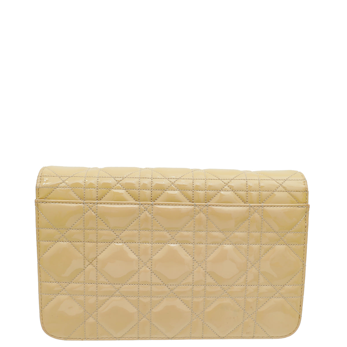 Christian Dior Beige Cannage Miss Dior Promenade Pouch-Christian Dior-THE CLOSET