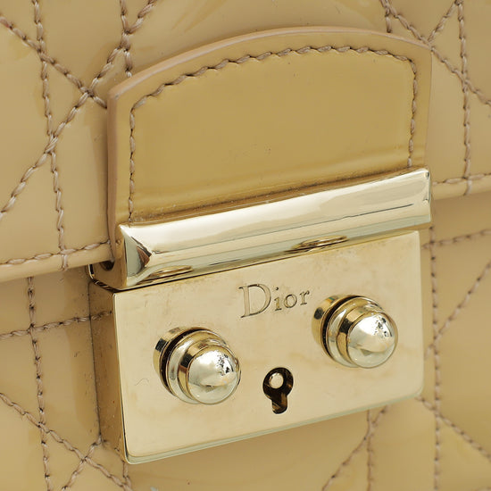 Christian Dior Beige Cannage Miss Dior Promenade Pouch