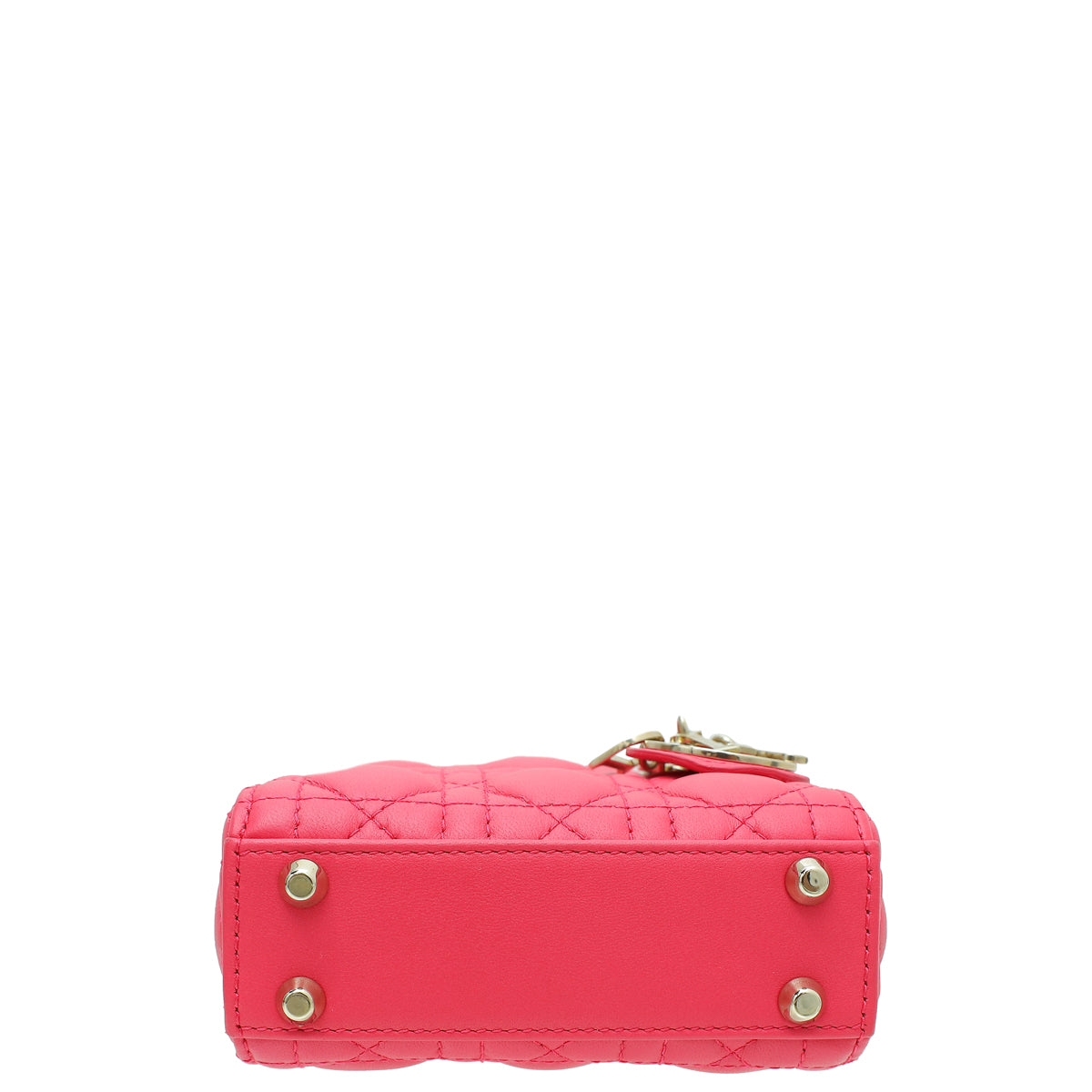 Christian Dior Fuchsia Micro Lady Dior Bag