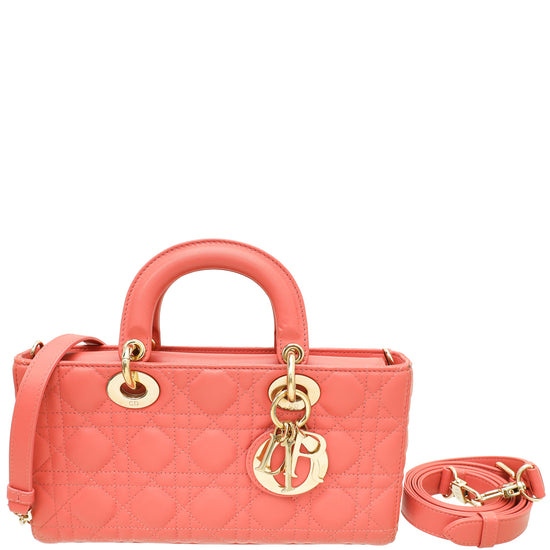 Christian Dior Light Pink Lady D-Joy Medium Bag
