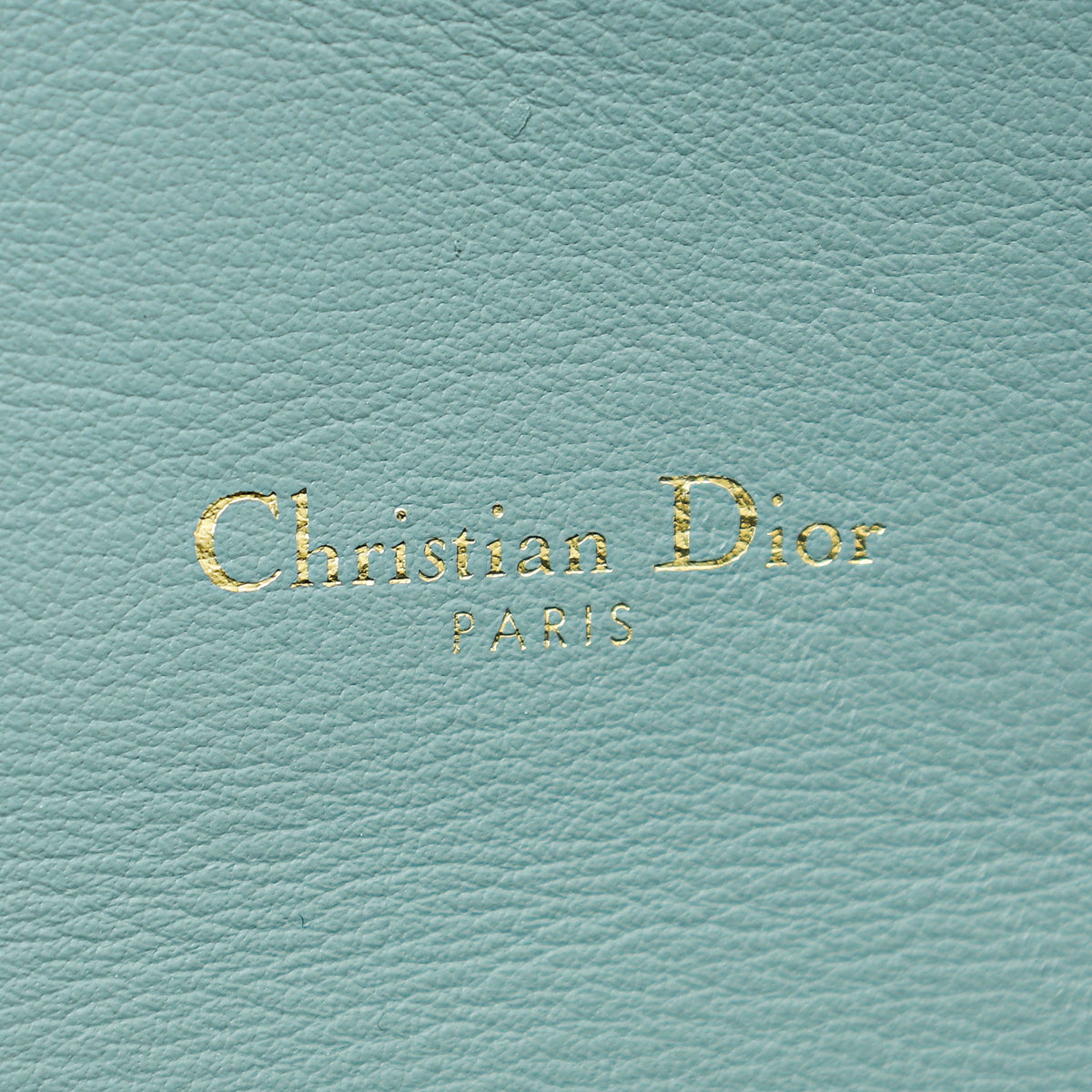 Christian Dior Gray Oblique Saddle Chain Wallet