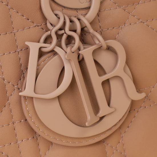 Christian Dior Blush Ultramatte Lady Dior Medium Bag