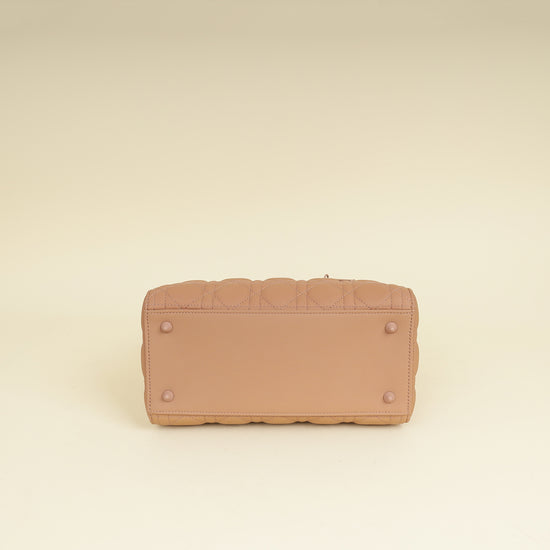 Christian Dior Blush Ultramatte Lady Dior Medium Bag