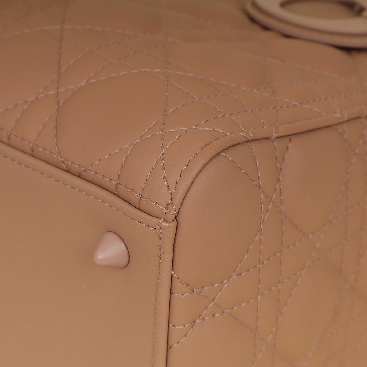 Christian Dior Blush Ultramatte Lady Dior Medium Bag