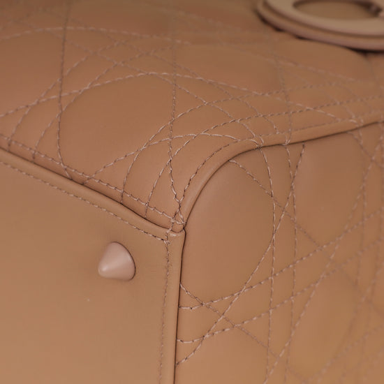 Christian Dior Blush Ultramatte Lady Dior Medium Bag