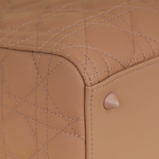 Christian Dior Blush Ultramatte Lady Dior Medium Bag