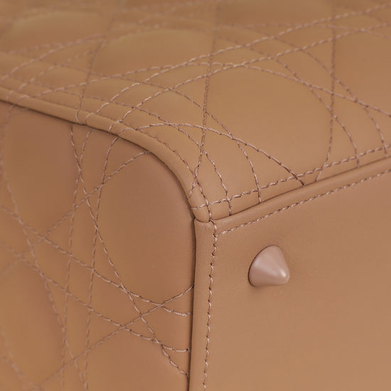 Christian Dior Blush Ultramatte Lady Dior Medium Bag