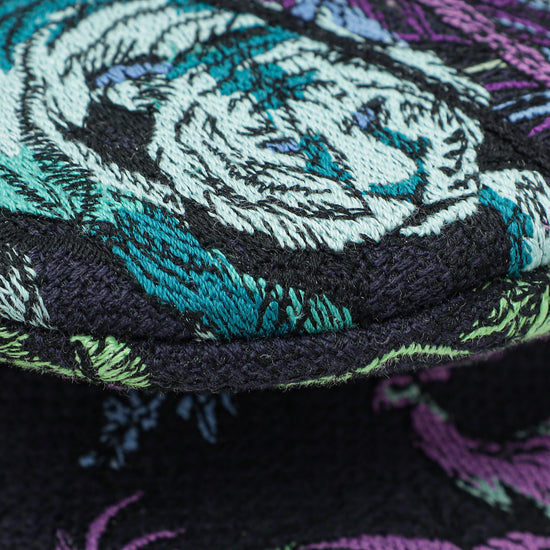 Christian Dior Multicolor Saddle Toile de Jouy Voyage Embroidery Medium Bag