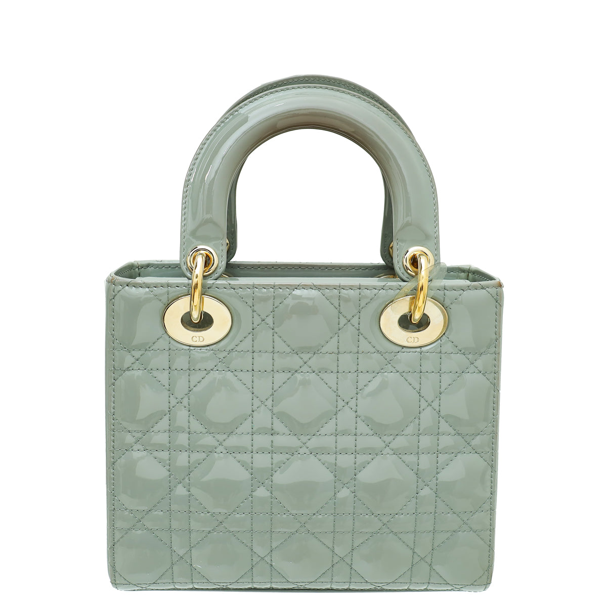 Christian Dior Grey Lady Dior Small Bag-Christian Dior-THE CLOSET