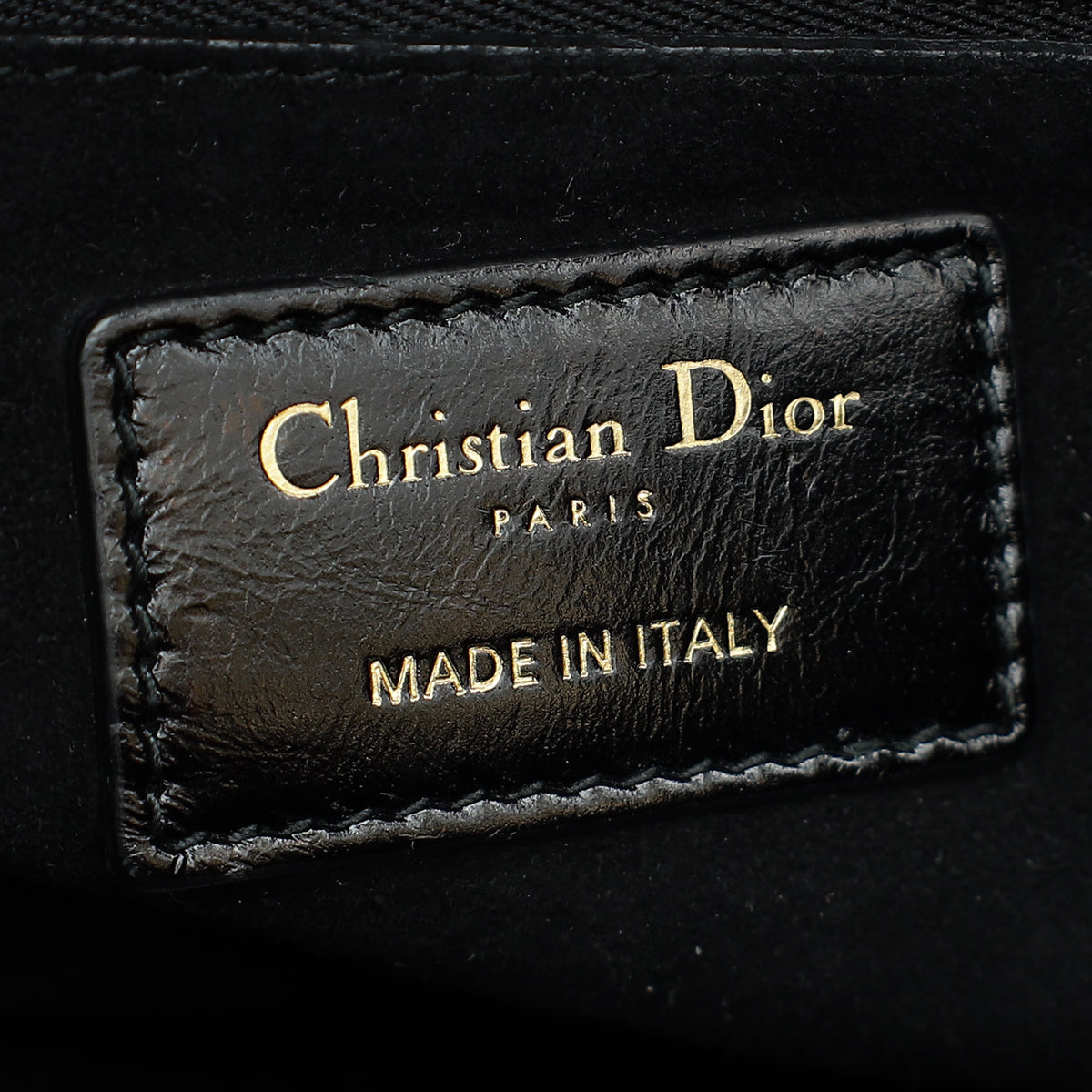 Christian Dior Black Lady Dior Souple Medium Bag