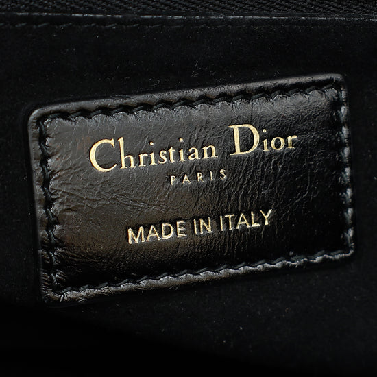 Christian Dior Black Lady Dior Souple Medium Bag