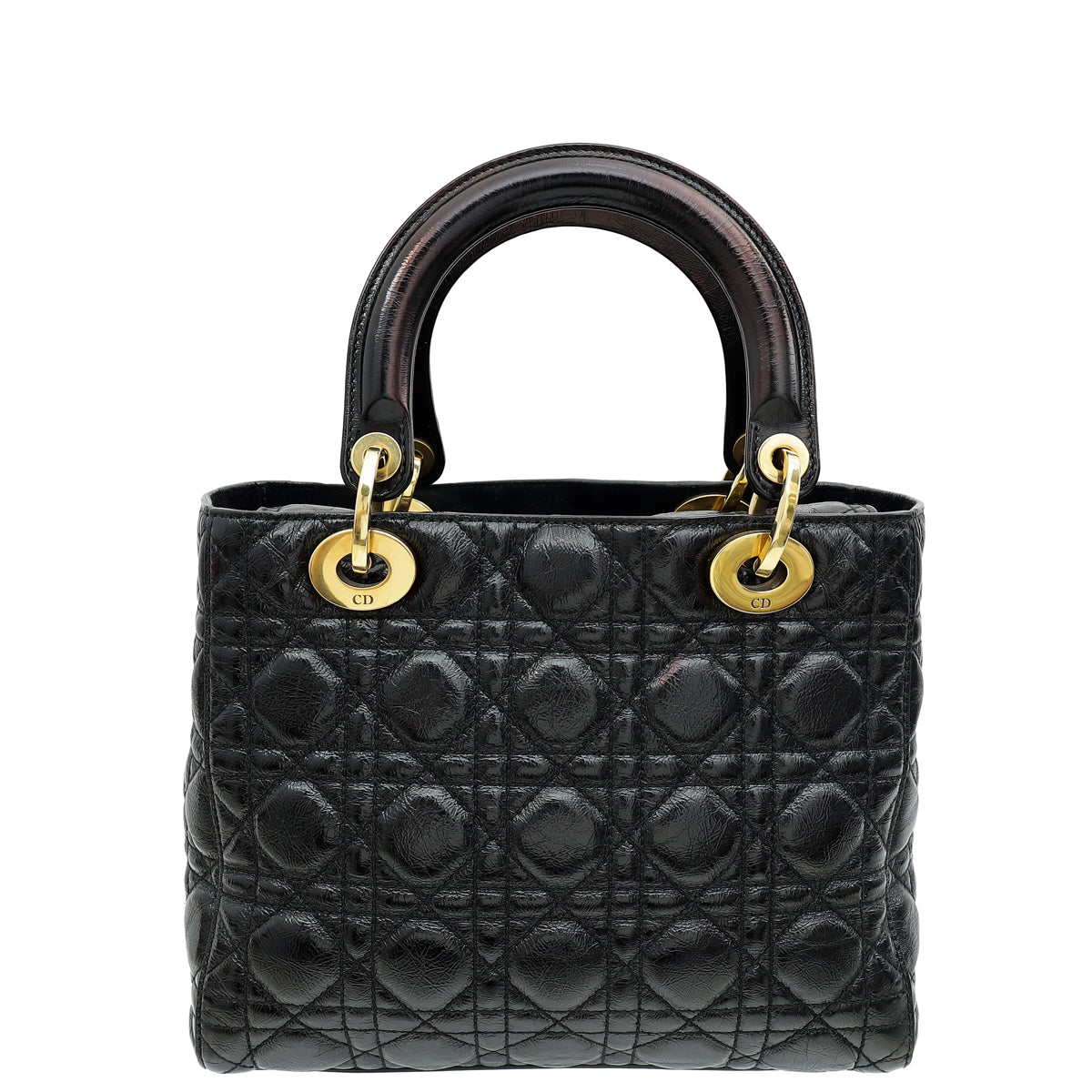Christian Dior Black Lady Dior Souple Medium Bag-Christian Dior-THE CLOSET
