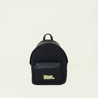 Christian Dior Black X Kaws Oblique Rider 2.0 Backpack Bag