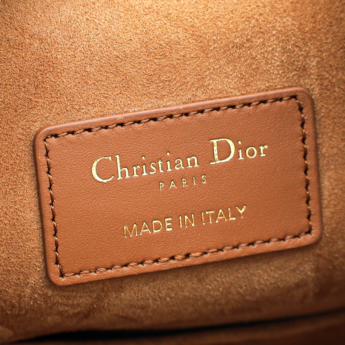 Christian Golden Dior C'est Medium Bag