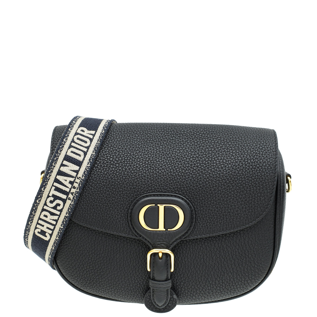 Christian Dior Black Bobby Medium Shoulder Bag W/ Adjustabla Strap-Christian Dior-THE CLOSET