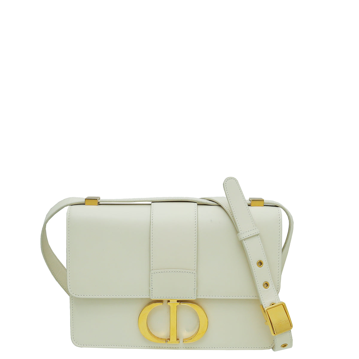 Christian Dior White 30 Montaigne Shoulder Bag-Christian Dior-THE CLOSET