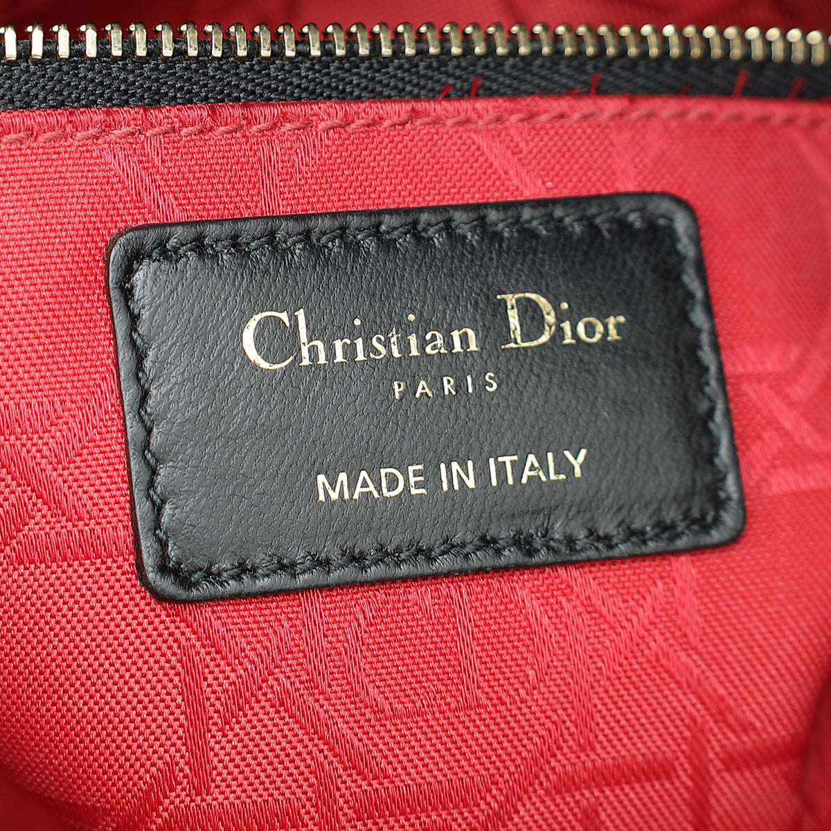 Christian Dior Black Lady Dior Small Bag