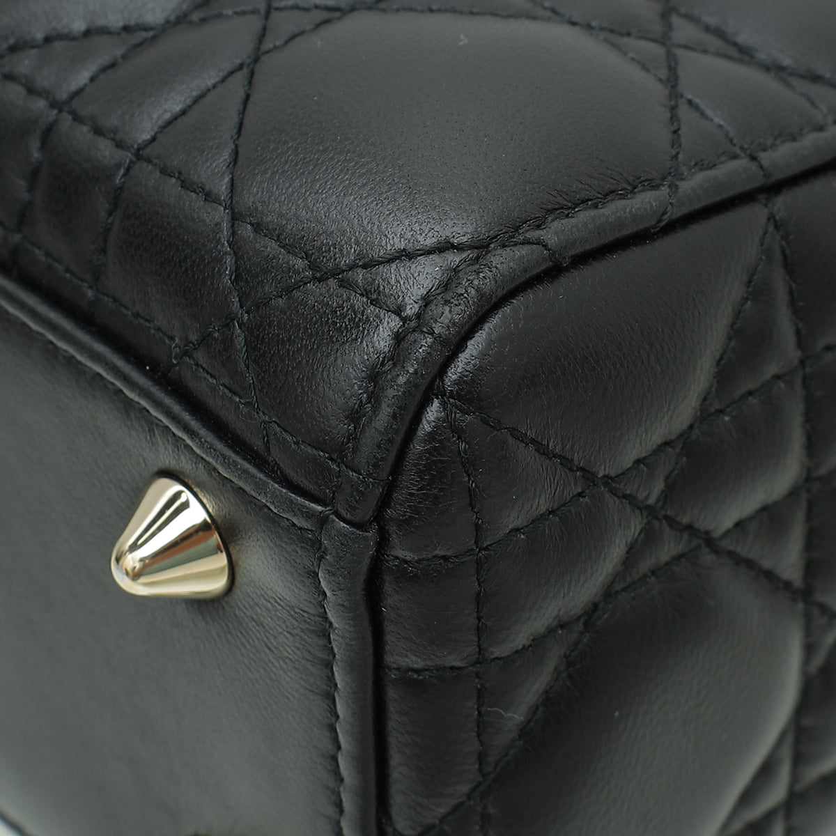 Christian Dior Black Lady Dior Small Bag