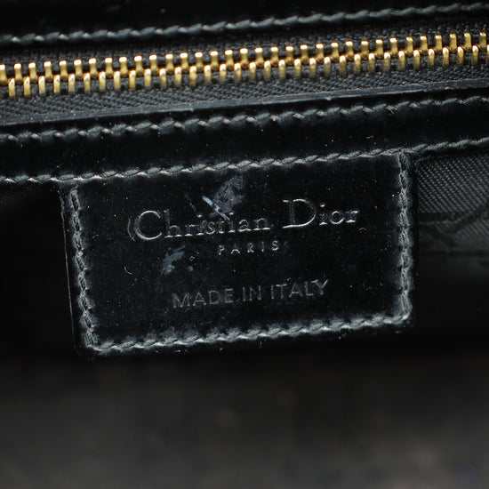 Christian Dior Black Lady Dior Medium Bag