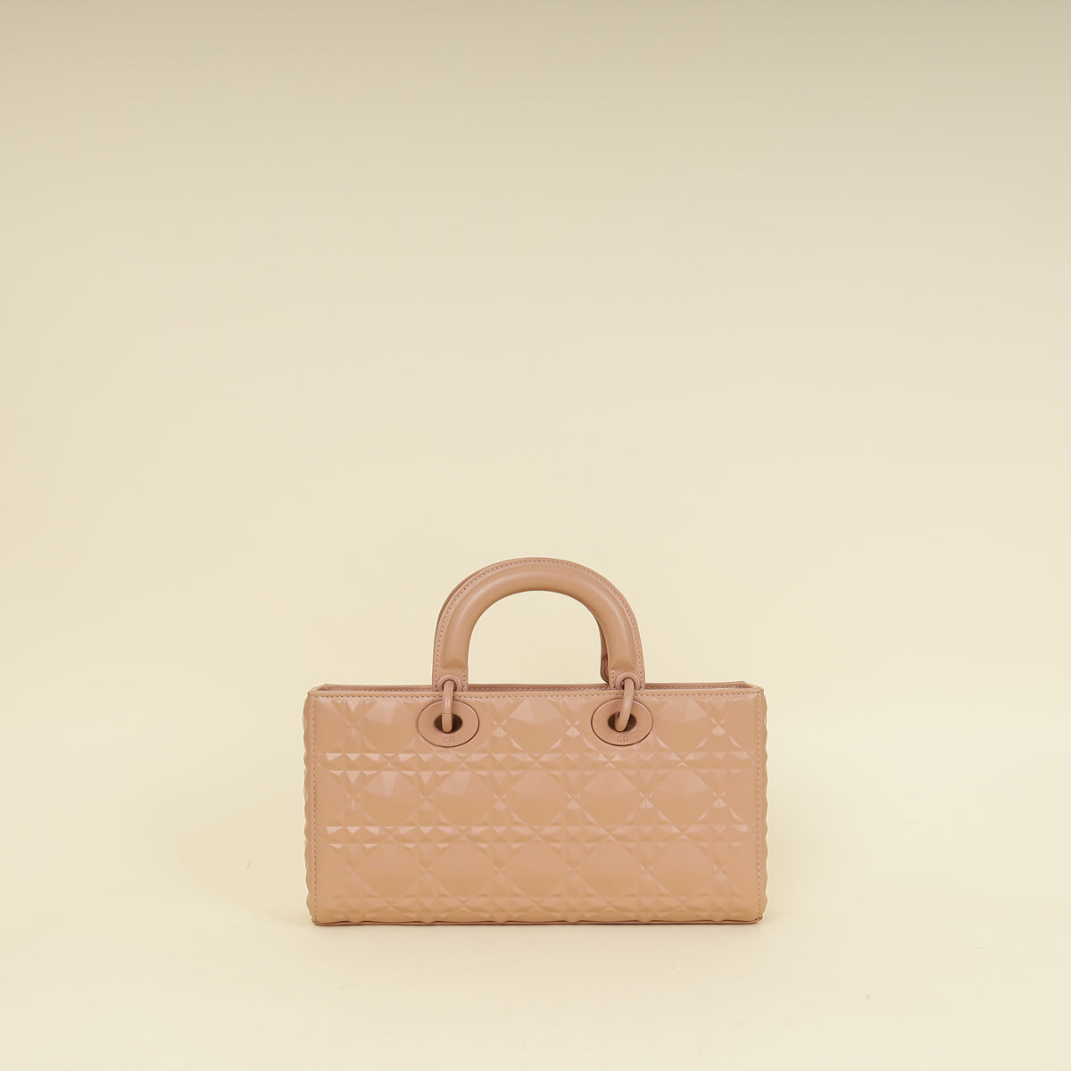 Christian Dior Rose De Vents Lady Dior D-Joy Cannage Diamond Medium Bag-Christian Dior-THE CLOSET