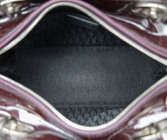 Christian Dior Violet Lady Dior Medium Bag