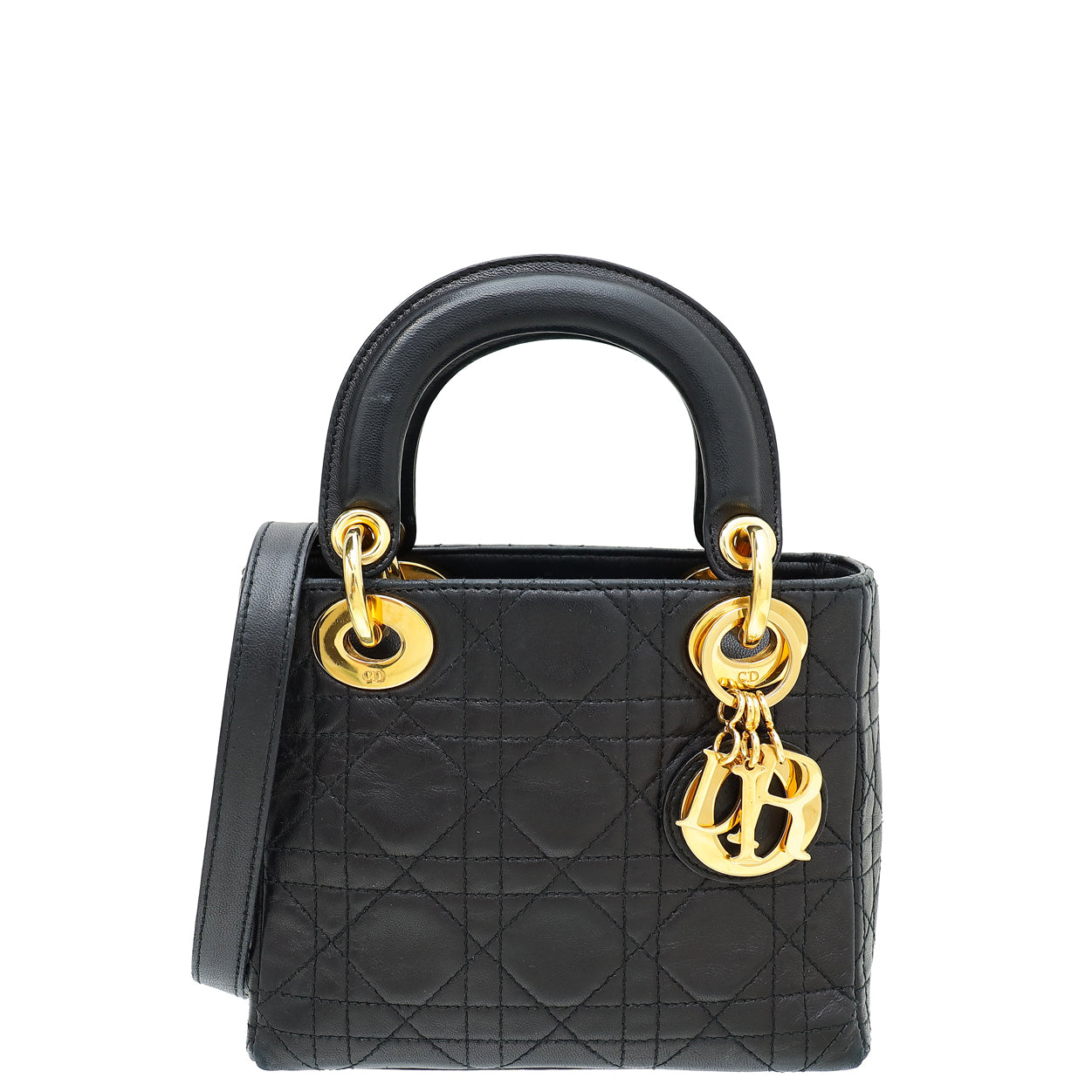 Christian Dior Black Mini Lady Dior Bag-Christian Dior-THE CLOSET