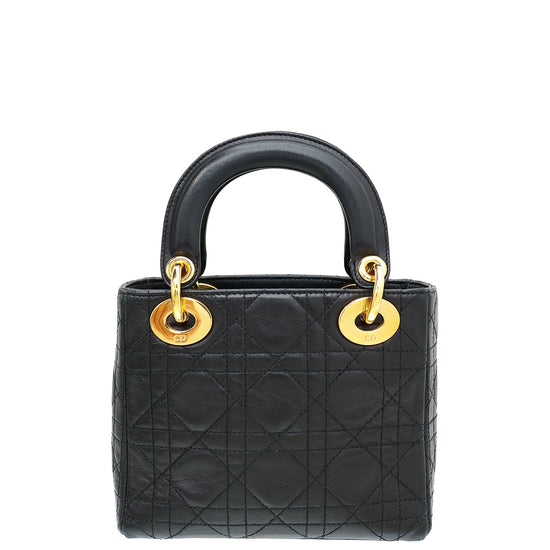 Christian Dior Black Mini Lady Dior Bag