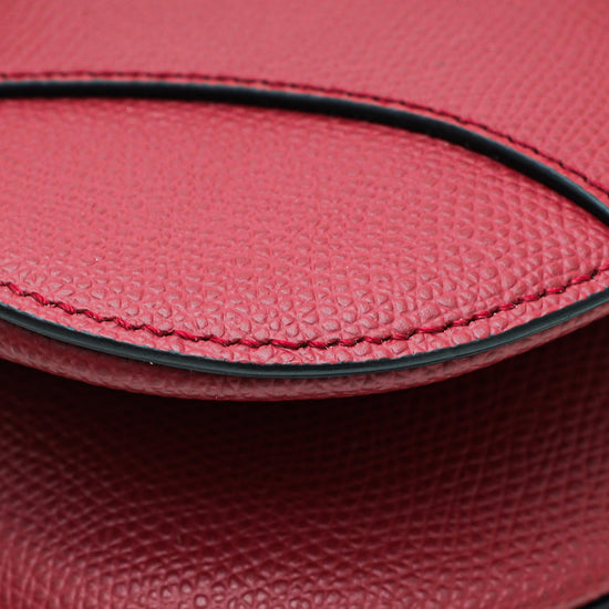 Christian Dior Red Mini Saddle Bag