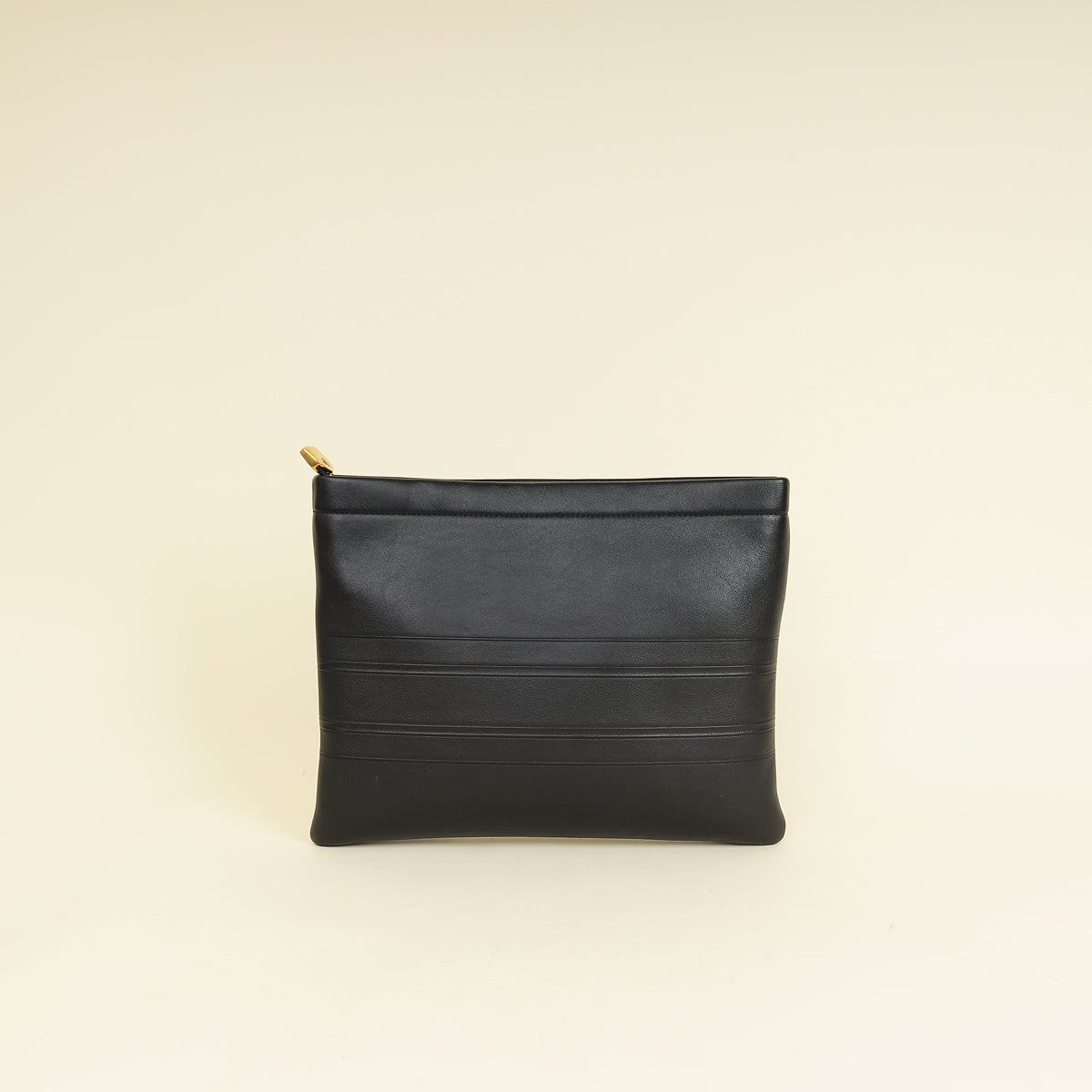 Christian Dior Black "DiorDouble" Zip Medium Pouch-Christian Dior-THE CLOSET