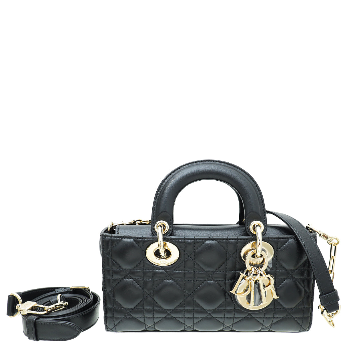 Christian Dior Black Lady D-Joy Small Bag-Christian Dior-THE CLOSET