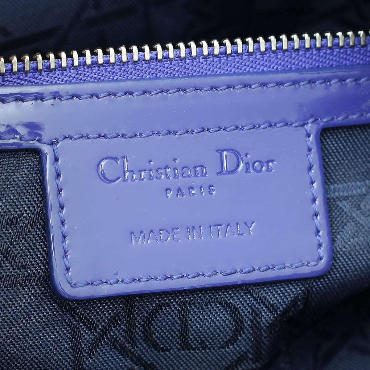 Christian Dior Violet Dior Lady Dior Medium Bag